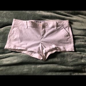 White Abercrombie Shorts